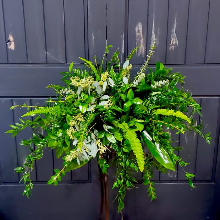 Abundant Foliage Casket Spray