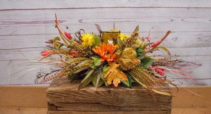 Fall Fields Silk (Artificial) Centerpiece