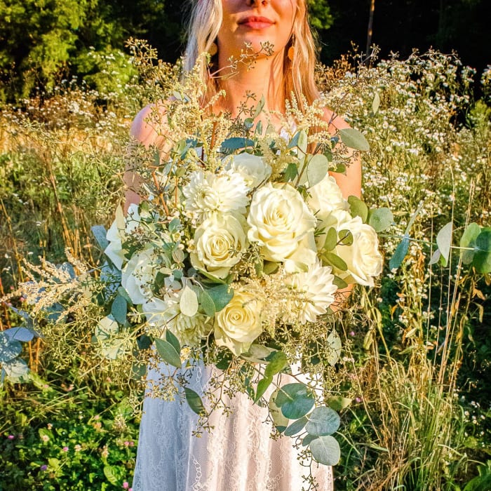 Enchanted Garden Lux Bridal Bouquet Baltimore Florist The Flower Cart