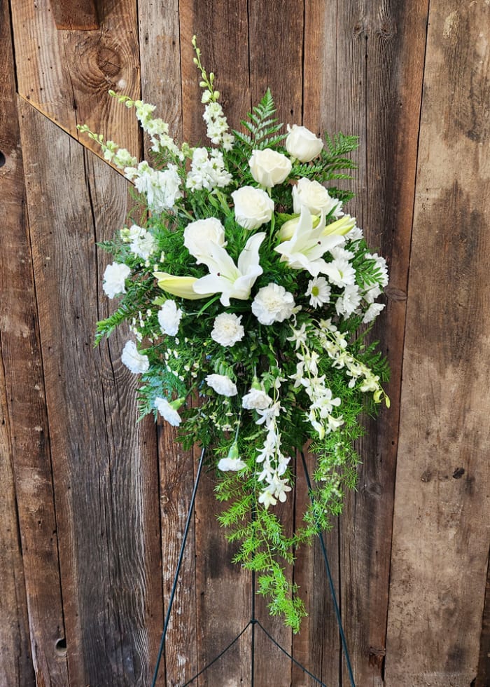 Judy's Quiet Tribute Standing Spray