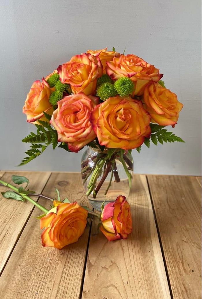 Orange Rose Bouquet