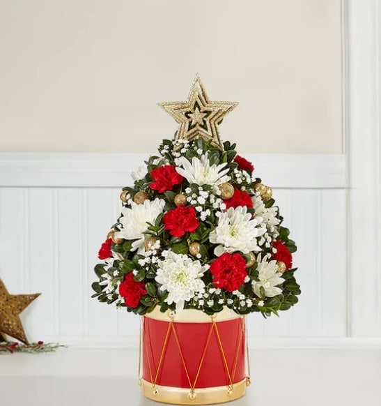 Holiday Flower Tree Musical Merriment