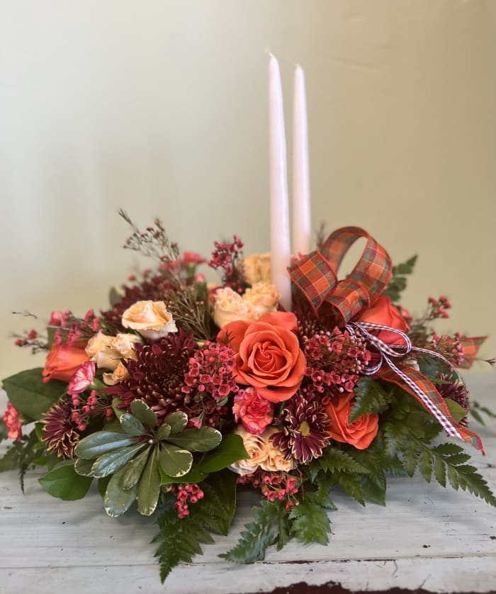 Thanksgiving Candle Centerpiece