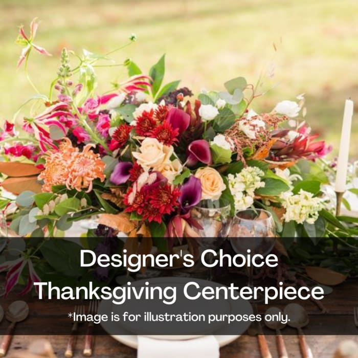 Designer's Choice Thanksgiving Centerpiece (Candles Not Included)
