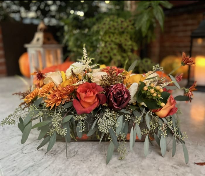 Designer's Choice Thanksgiving Centerpiece In Vase