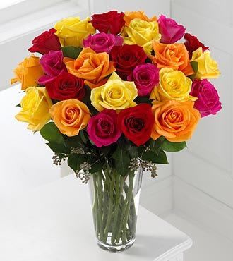 Mixed 24 Roses