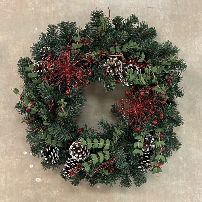 Christmas Silk Wreath