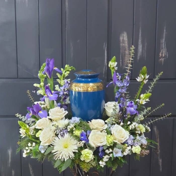 Blue Tranquility Urn Surround