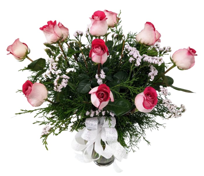 Winter Wonderland Two-tone Roses R-202