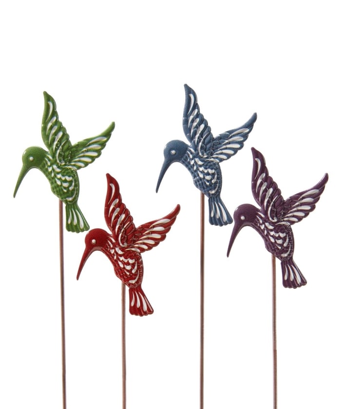 Hummingbird Cut Out Plant Picks