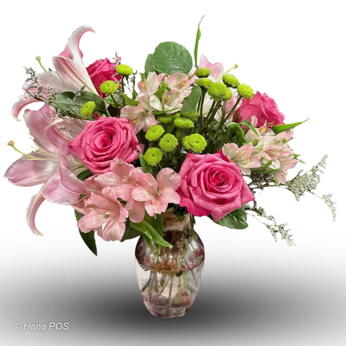 Pink Pastel Perfection Vase Arrangement