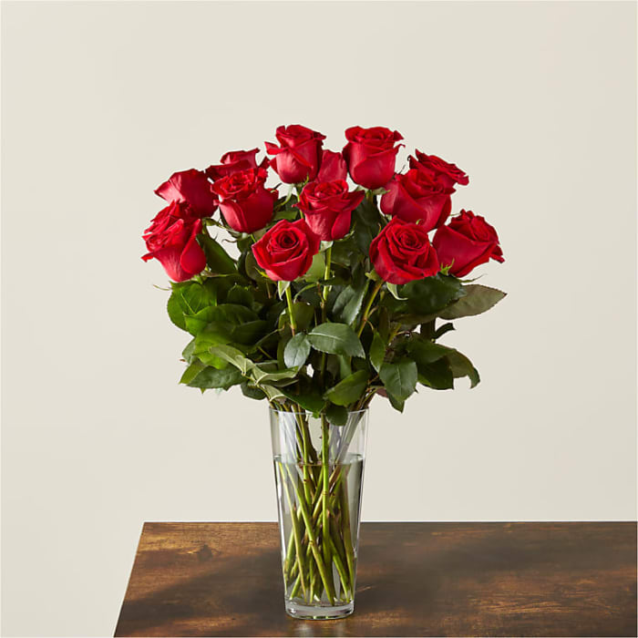 Long Stem Red Rose Bouquet