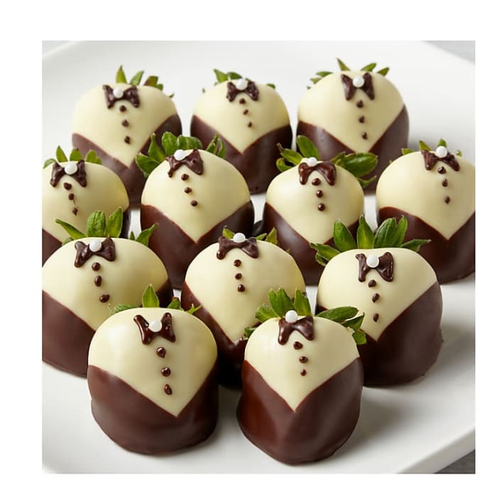 Groom Belgian Chocolate Covered Strawberries