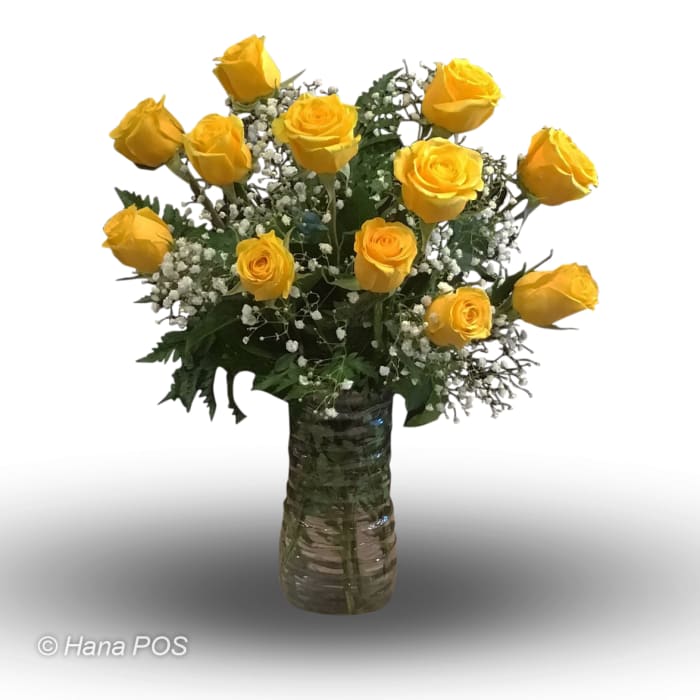 Dozen Yellow Roses