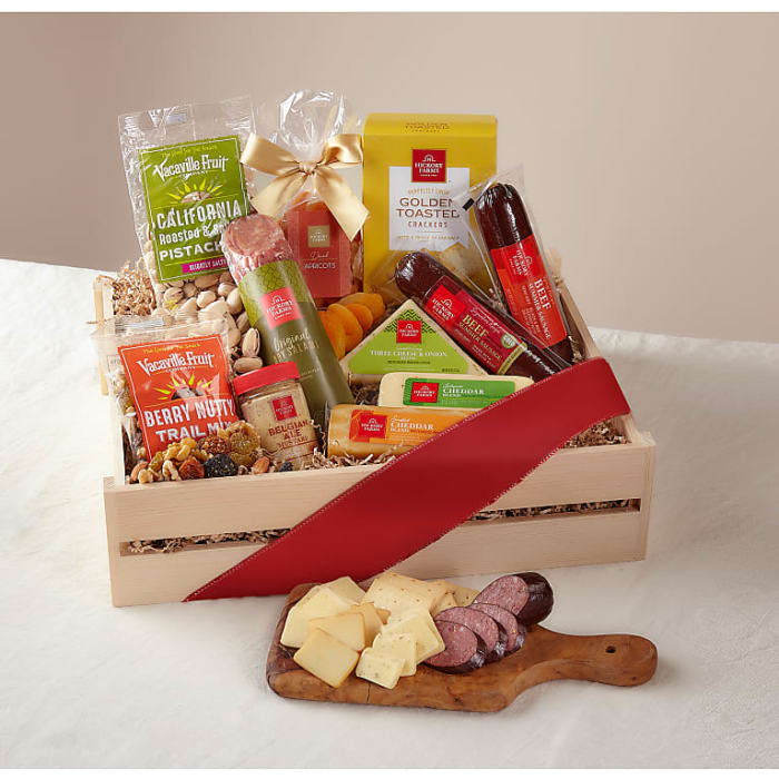 Meat & Cheese Charcuterie Gift Basket