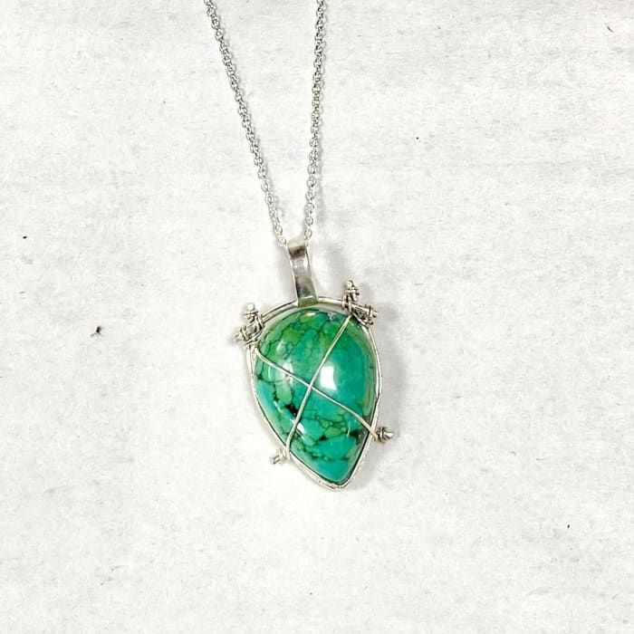 Turquoise Sterling Silver Necklace