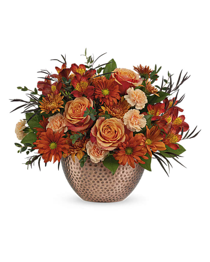 Teleflora's Copper Beauty Centerpiece