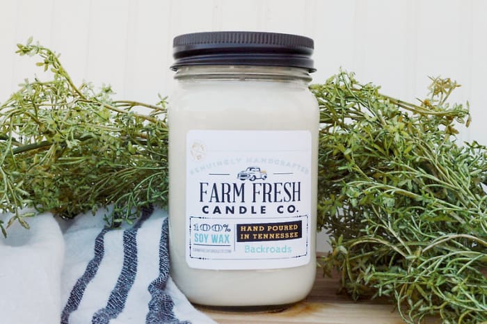 Farm Fresh Candle, Backroads