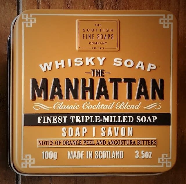 The Manhattan Soap in Tin, Scottish Fine Soaps