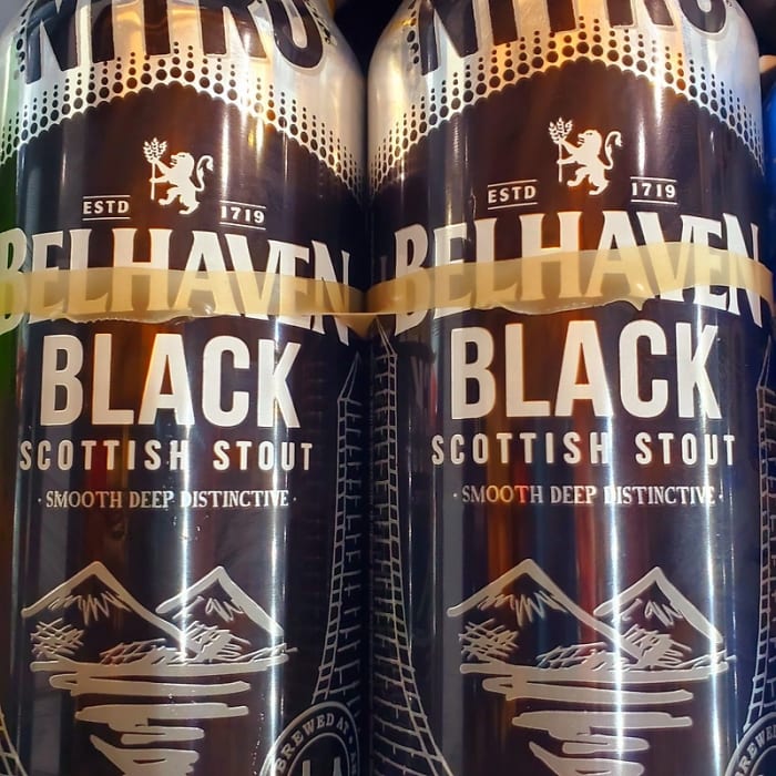 Belhaven Black Scottish Stout, Dunbar Scotland UK