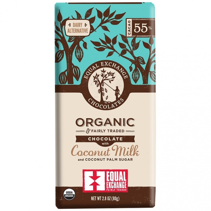 Equal Exchange Organic Chocolate with Coconut Milk (55% Cacao)