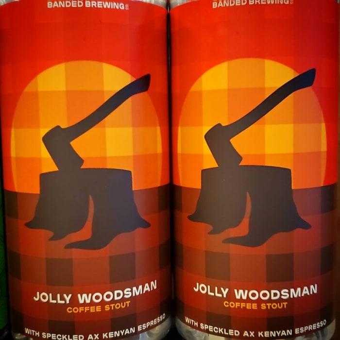 Banded Brewing, Jolly Woodsman Coffee Stout, Winooski VT