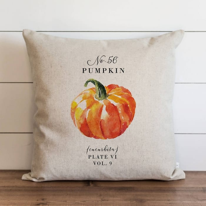 Pumpkin Inspirational Decor Pillow