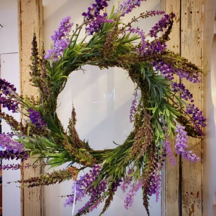 Lavender Wreath