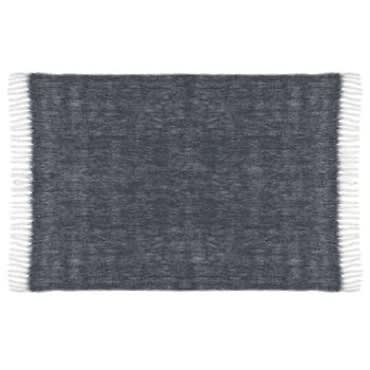 Charcoal Fringe Throw, Karma