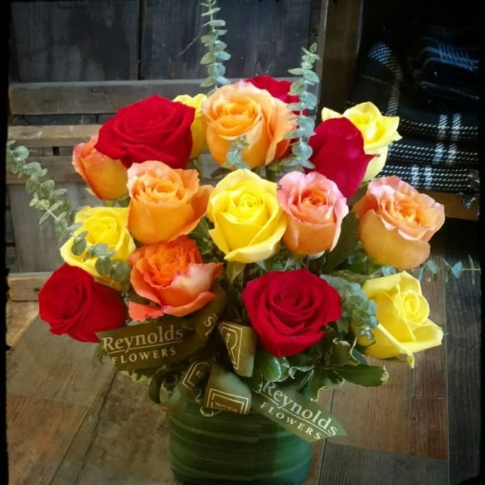 16 Fire Rose Bouquet