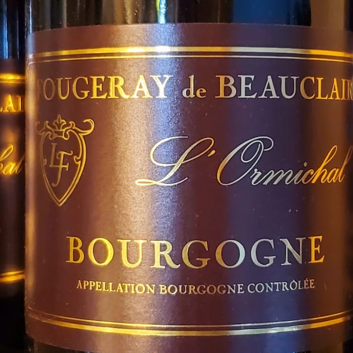 Burgundy - Fougeray de Beauclair Bourgogne L'Ormichal Rouge