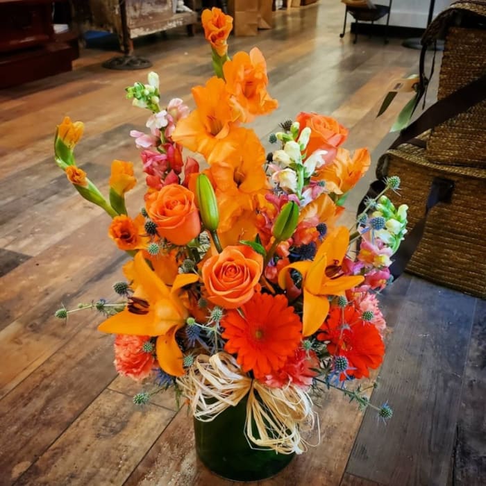 Summer Glow Cylinder Vase