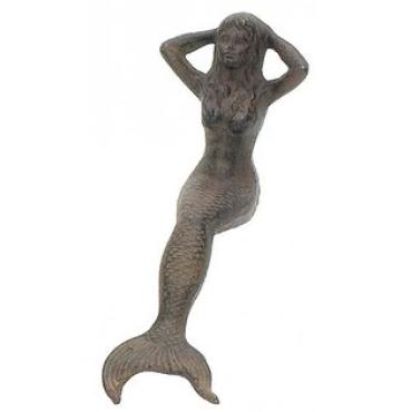 Seated Mermaid, Patina