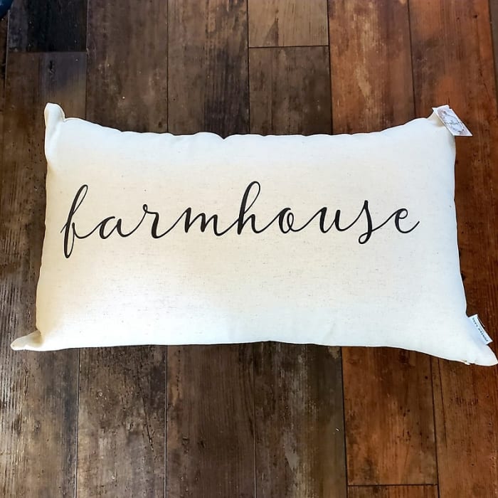 Farmhouse Inspirational Decor Pillow