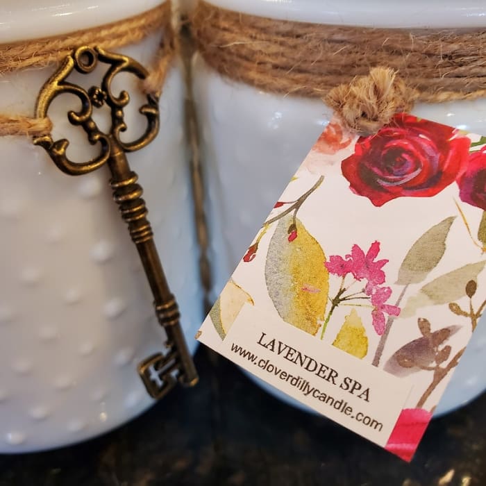 Cloverdilly Candle, Lavender Spa