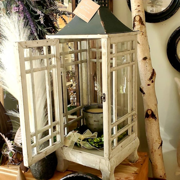 Painted Arbor Lantern