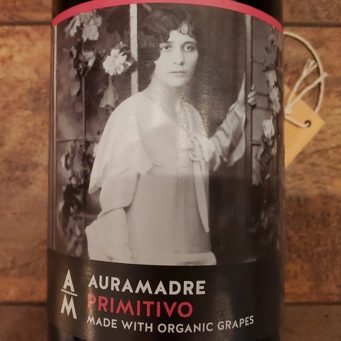 Auramadre Organic Primitivo, Red Wine of Puglia, Italy