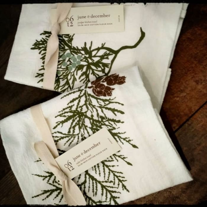 June & December Co., Cedar Kitchen Towel