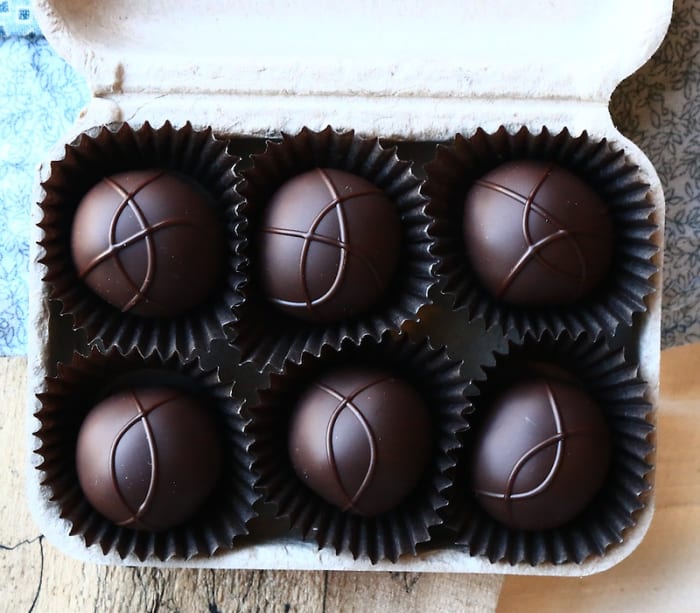 FARMHOUSE CHOCOLATES Dark Chocolate Truffles Middleboro, MA Florist