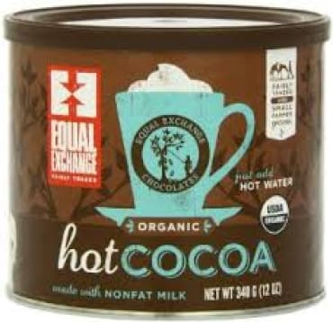 Equal Exchange Organic Hot Cocoa Mix, 12-Ounce Tin