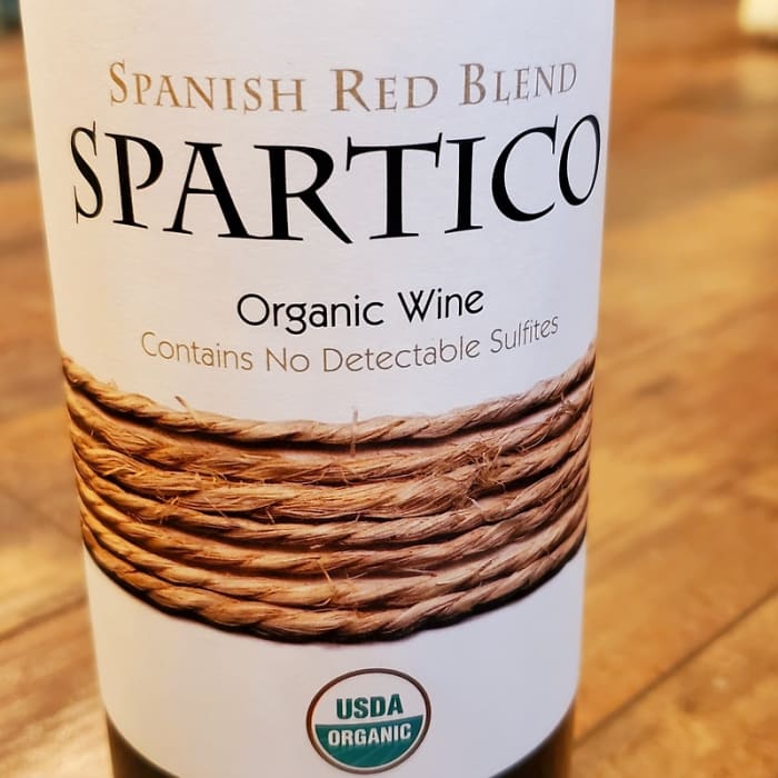 Spartico Organic Red Wine, Tempranillo and Cabernet