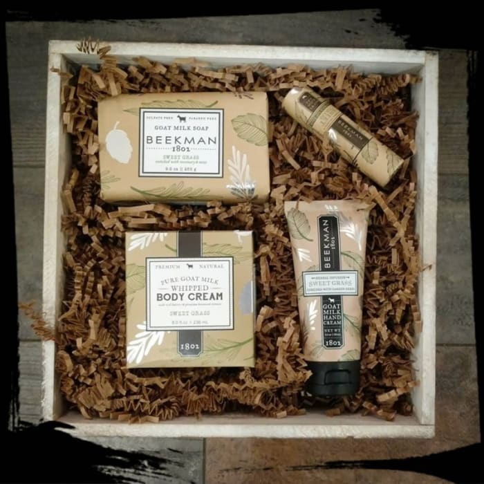 Beekman Sweet Grass Goat Milk Gift Set