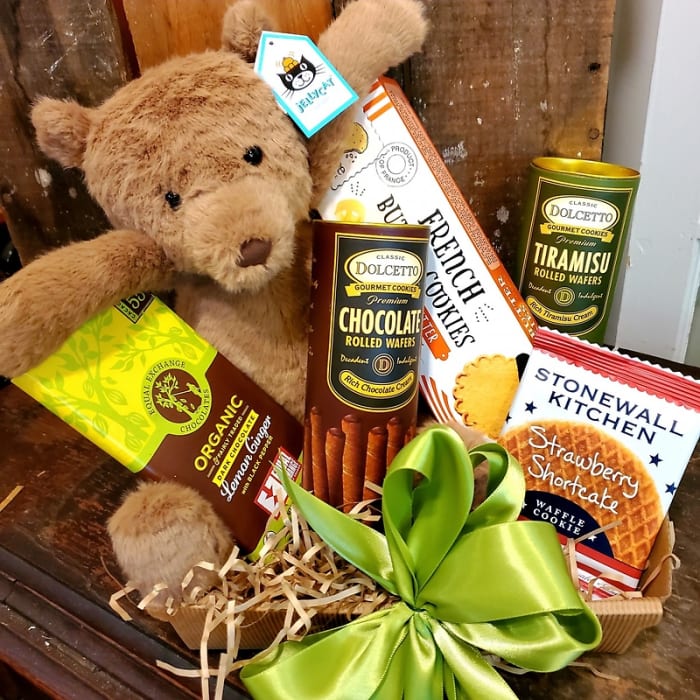 Get Well Cuddles Gift Basket