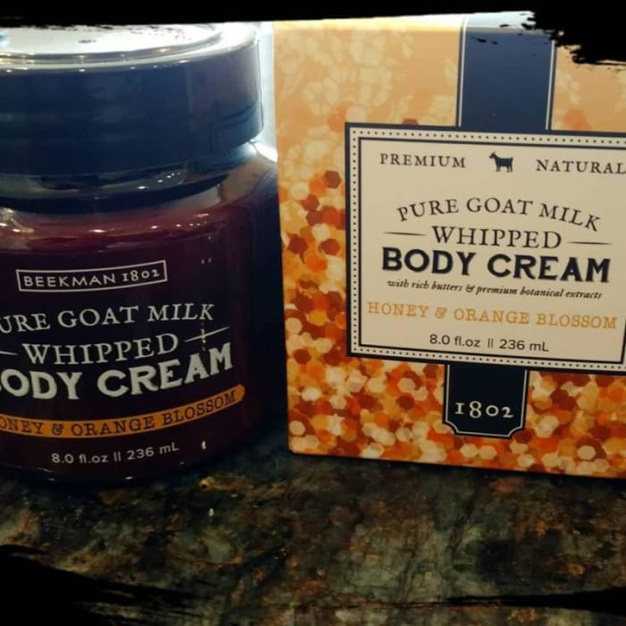 Beekman Pure Goat Milk Whipped Body Cream - Honey and Orange