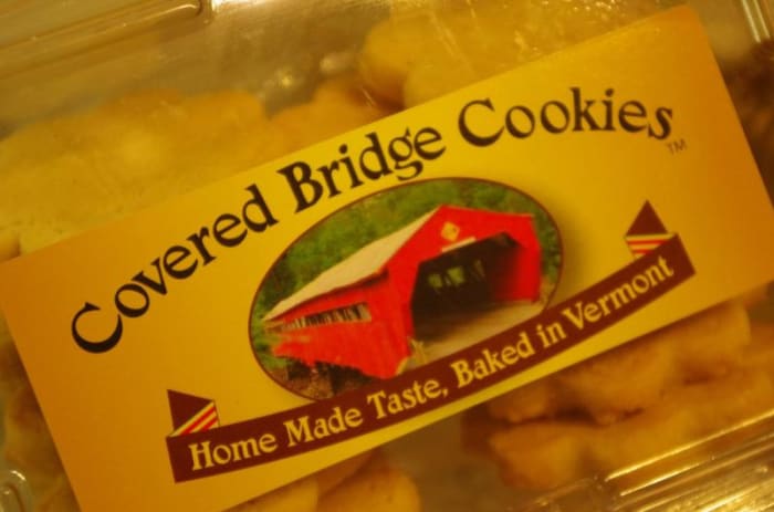 Covered Bridge Cookies - Maple Shortbread