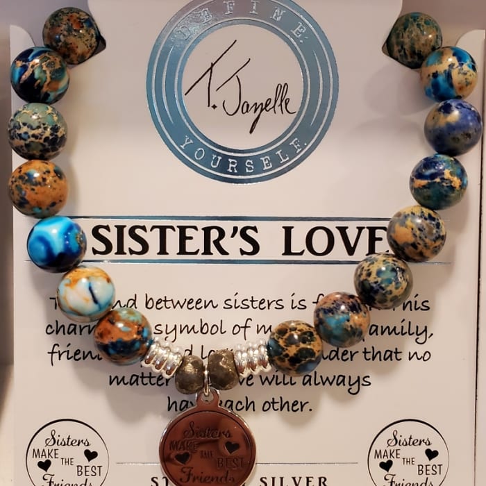 T.Jazelle Bracelet, EARTH JASPER-SISTERS LOVE