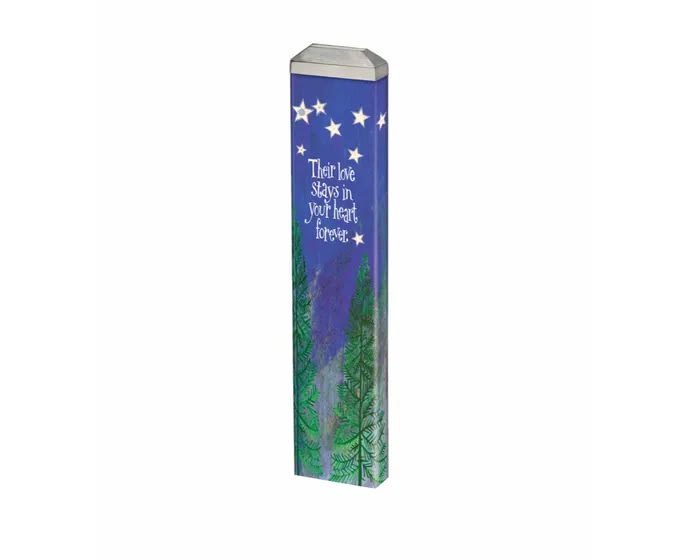 Love Stays Forever 13" Mini Art Pole