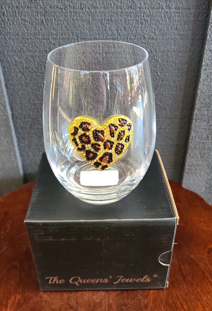 Queen's Jewels Cheetah Heart