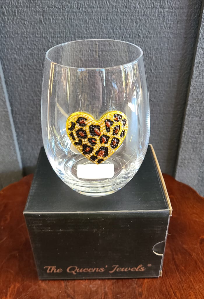 Queen's Jewels Cheetah Heart 