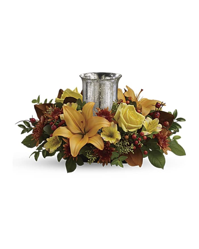 Glowing Gathering Centerpiece by Teleflora